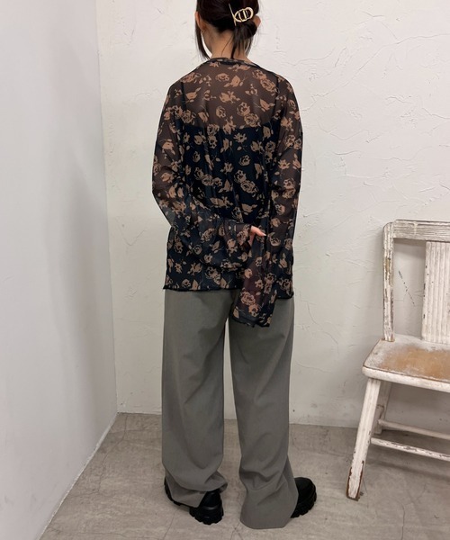 byYOUANCE（バイユアンス）の「シアーロンT（Tシャツ/カットソー・レディース・その他6/その他7/その他2/その他1・FREE）」の9枚目の写真