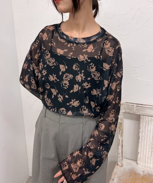 byYOUANCE（バイユアンス）の「シアーロンT（Tシャツ/カットソー・レディース・その他6/その他7/その他2/その他1・FREE）」の11枚目の写真