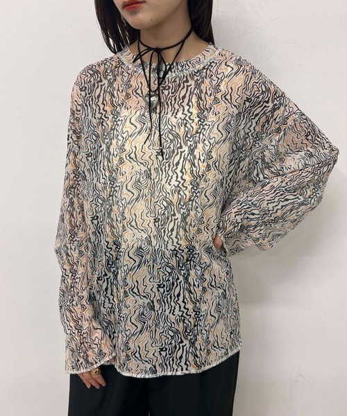 byYOUANCE（バイユアンス）の「シアーロンT（Tシャツ/カットソー・レディース・その他6/その他7/その他2/その他1・FREE）」の14枚目の写真