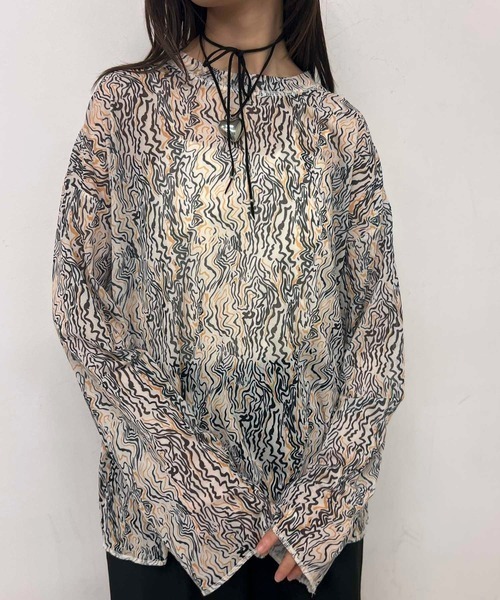 byYOUANCE（バイユアンス）の「シアーロンT（Tシャツ/カットソー・レディース・その他6/その他7/その他2/その他1・FREE）」の16枚目の写真