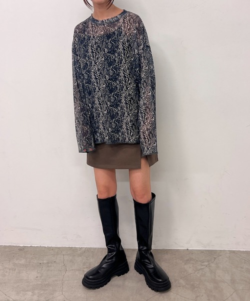 byYOUANCE（バイユアンス）の「シアーロンT（Tシャツ/カットソー・レディース・その他6/その他7/その他2/その他1・FREE）」の17枚目の写真