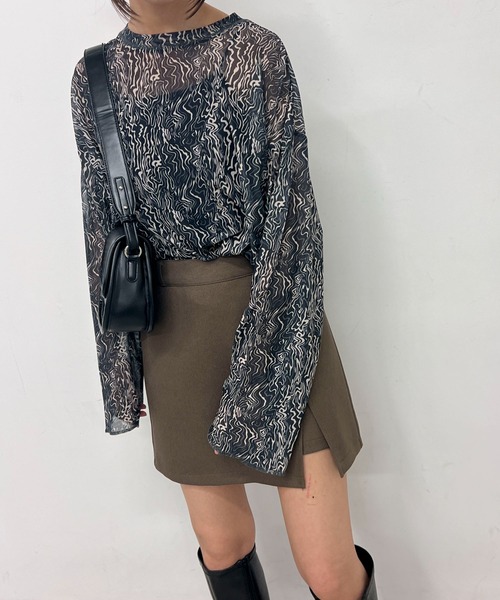 byYOUANCE（バイユアンス）の「シアーロンT（Tシャツ/カットソー・レディース・その他6/その他7/その他2/その他1・FREE）」の19枚目の写真