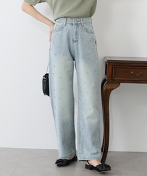 2TYPE ストーン&パールデニムパンツ