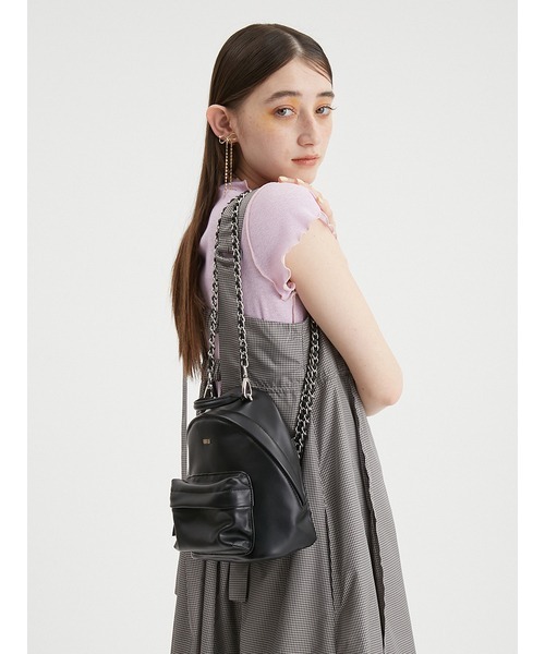 チェーンショルダーバッグ ミニリュック FURFUR（ファーファー）の「チェーンショルダーミニリュック（バック