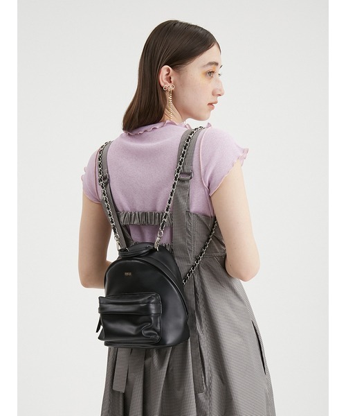 FURFUR（ファーファー）の「チェーンショルダーミニリュック（バック