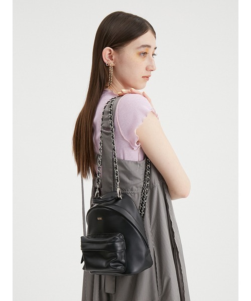 FURFUR（ファーファー）の「チェーンショルダーミニリュック（バック