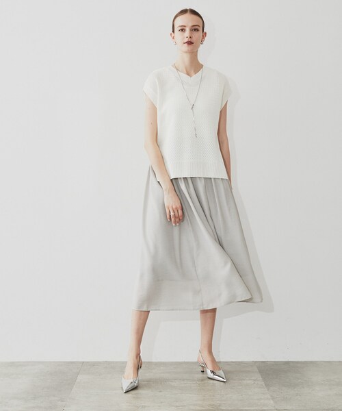 ☆VIP価格☆ CHLOE スカート SEE BY CHLOE (シーバイ クロエ) レース ロング プリーツ
