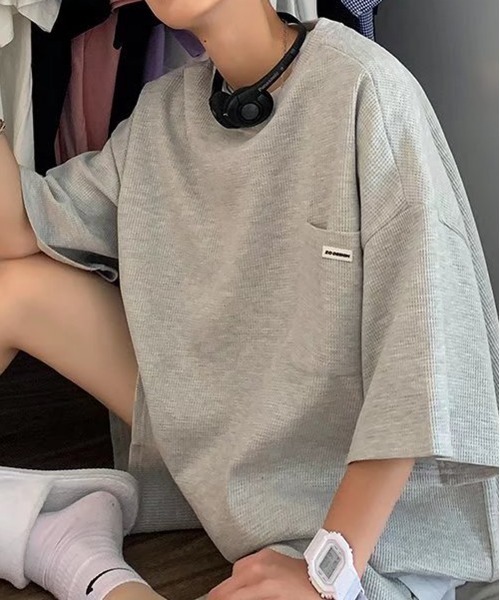 NEW GENTLEMAN(ニュージェントルマン)の「【2点SET】リクシーサーマル セットアップ Tシャツ&ショートパンツ セット(Tシャツ/カットソー・メンズ・グレー/ブラック/オレンジ/ブルー・XL/L/M)」の10枚目の写真