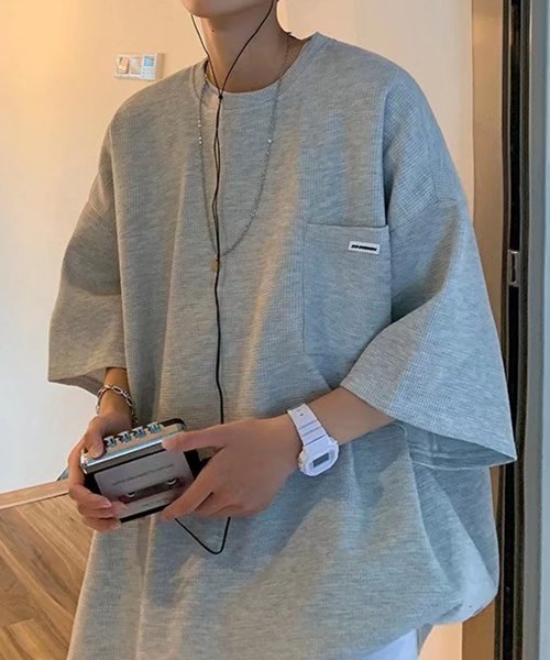 NEW GENTLEMAN(ニュージェントルマン)の「【2点SET】リクシーサーマル セットアップ Tシャツ&ショートパンツ セット(Tシャツ/カットソー・メンズ・グレー/ブラック/オレンジ/ブルー・XL/L/M)」の11枚目の写真