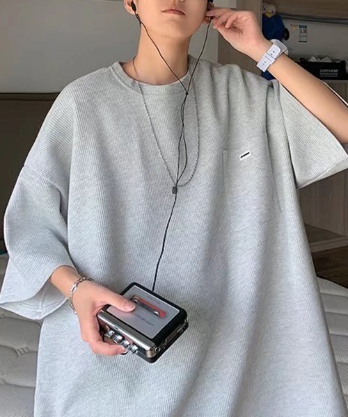 NEW GENTLEMAN(ニュージェントルマン)の「【2点SET】リクシーサーマル セットアップ Tシャツ&ショートパンツ セット(Tシャツ/カットソー・メンズ・グレー/ブラック/オレンジ/ブルー・XL/L/M)」の13枚目の写真