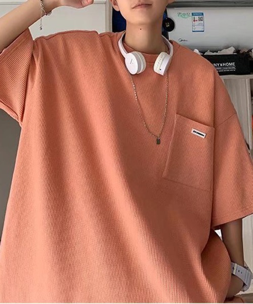 NEW GENTLEMAN(ニュージェントルマン)の「【2点SET】リクシーサーマル セットアップ Tシャツ&ショートパンツ セット(Tシャツ/カットソー・メンズ・グレー/ブラック/オレンジ/ブルー・XL/L/M)」の18枚目の写真