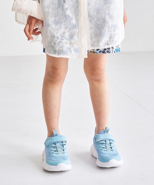 ORiental TRaffic（オリエンタルトラフィック）の「ボリュームソールメッシュスニーカー K-451（スニーカー・キッズ・ピンク/ホワイト/ブラック/ブルー・16.0cm/17.0cm/18.0cm/19.0cm/20.0cm/21.0cm/22.0cm）」の17枚目の写真