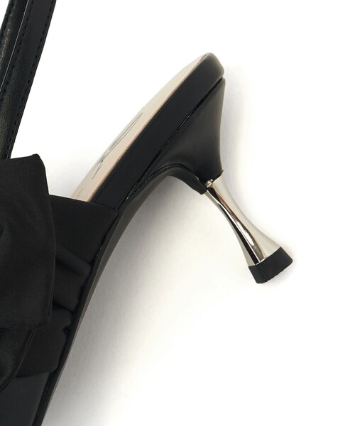 SY UNITED ARROWS（シーユナイテッドアローズ）の「＜SY＞メタルヒールリボンバックベルト パンプス60●（パンプス・レディース・ブラック/ゴールド/その他1/シルバー・22cm/22.5cm/23cm/23.5cm/24cm/24.5cm）」の10枚目の写真