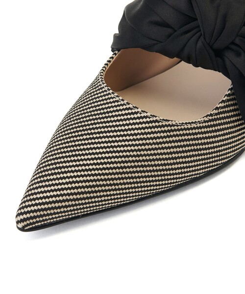 SY UNITED ARROWS（シーユナイテッドアローズ）の「＜SY＞メタルヒールリボンバックベルト パンプス60●（パンプス・レディース・ブラック/ゴールド/その他1/シルバー・22cm/22.5cm/23cm/23.5cm/24cm/24.5cm）」の8枚目の写真