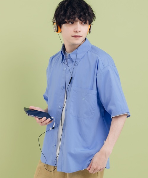 MUHET（ミュエータ）の「ボタンダウンブロードシャツ（シャツ/ブラウス・レディース・ライトブルー/ライトピンク/オフホワイト・MEDIUM/X-LARGE）」の14枚目の写真