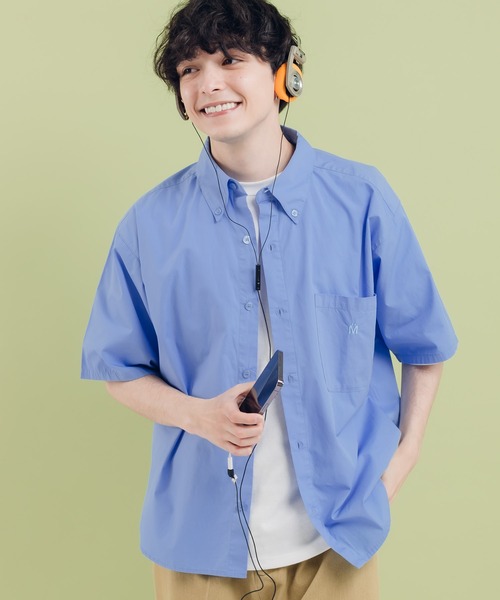 MUHET（ミュエータ）の「ボタンダウンブロードシャツ（シャツ/ブラウス・レディース・ライトブルー/ライトピンク/オフホワイト・MEDIUM/X-LARGE）」の13枚目の写真