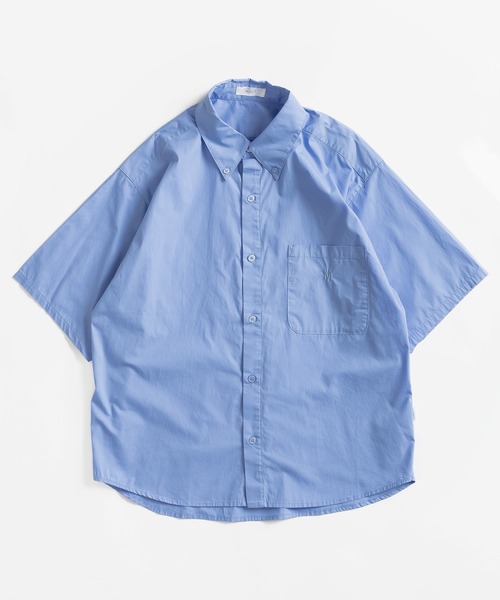 MUHET（ミュエータ）の「ボタンダウンブロードシャツ（シャツ/ブラウス・レディース・ライトブルー/ライトピンク/オフホワイト・MEDIUM/X-LARGE）」の4枚目の写真