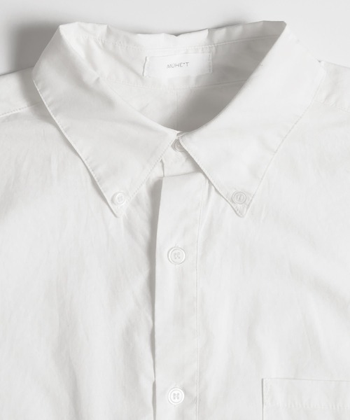 MUHET（ミュエータ）の「ボタンダウンブロードシャツ（シャツ/ブラウス・レディース・ライトブルー/ライトピンク/オフホワイト・MEDIUM/X-LARGE）」の20枚目の写真
