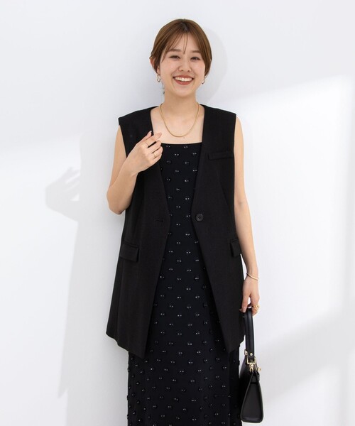今季◇新品同様◇ノーリーズ sophiラメカットジャガードボートネック38 ノーリーズソフィー NOLLEY'S sophi ラメカットジャガードボート
