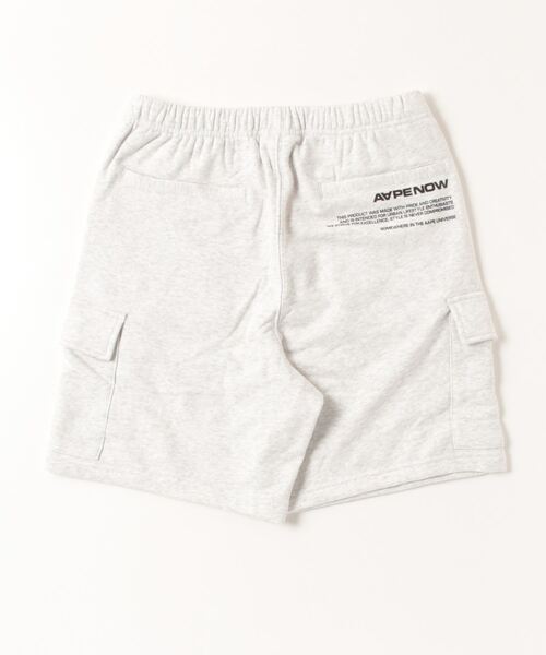 AAPE BY A BATHING APE（エーエイプバイアベイシングエイプ）の「AAPE SWEAT SHORTS（スウェットパンツ・メンズ・オフホワイト・SMALL/LARGE/MEDIUM/X-LARGE）」の2枚目の写真