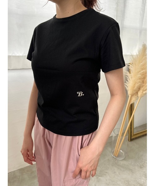 [  Jeans] ステッチロゴイージー半袖Tシャツ JUNRED tシャツ 「 セットアップ対応 」ドライイージー