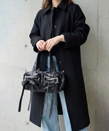 styiro | Wポケットリボンボストン/ショルダーバッグ(ショルダーバッグ)