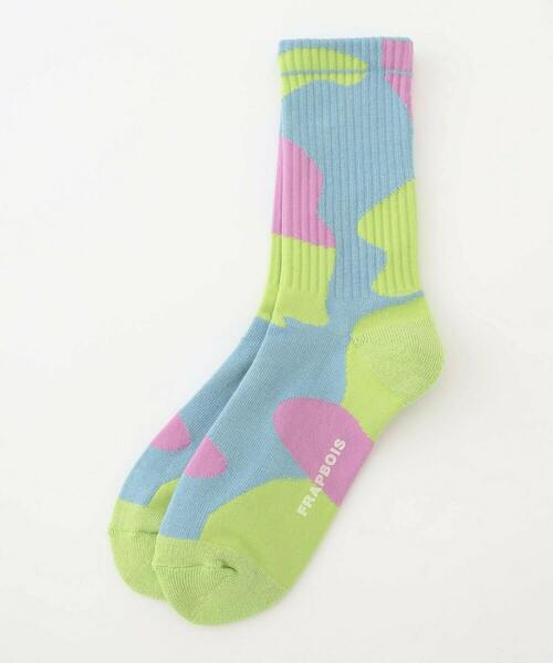 FRAPBOIS（フラボア）の「タイダイソックス（ソックス/靴下・レディース・サックスブルー/イエロー/パープル・FREE）」の2枚目の写真