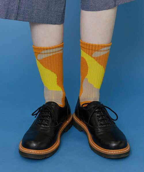 FRAPBOIS（フラボア）の「タイダイソックス（ソックス/靴下・レディース・サックスブルー/イエロー/パープル・FREE）」の7枚目の写真