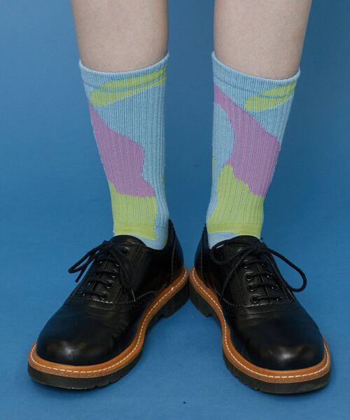 FRAPBOIS（フラボア）の「タイダイソックス（ソックス/靴下・レディース・サックスブルー/イエロー/パープル・FREE）」の15枚目の写真