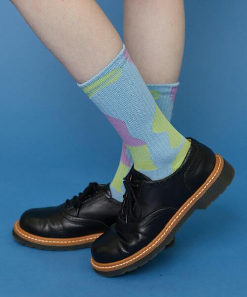 FRAPBOIS（フラボア）の「タイダイソックス（ソックス/靴下・レディース・サックスブルー/イエロー/パープル・FREE）」の16枚目の写真