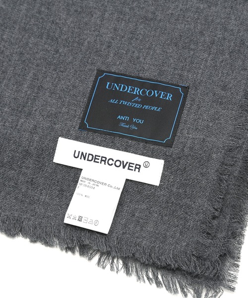 UNDERCOVER(アンダーカバー)の「UP2D4S04(マフラー・メンズ・チャコール/ブラック・FREE)」の3枚目の写真