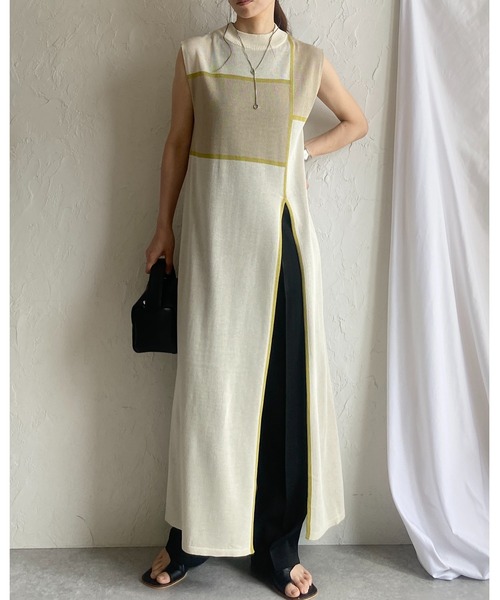 PASSIONE ノースリーブ ロングワンピース 美品 サイズ38