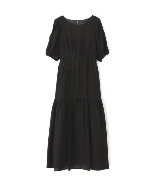 FREE'S MART(フリーズマート)の「◇【3サイズ展開XS-M】肩スリットバックリボンワンピース【低身長サイズ有】(ワンピース・レディース・ブルー/ブラック系その他/ブラック・X-SMALL/MEDIUM/SMALL)」の4枚目の写真