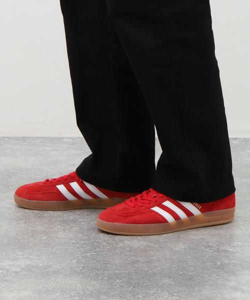adidas Originals(アディダスオリジナルス)の「adidas originals(アディダス オリジナルス) GAZELLE INDOOR JI2063(スニーカー・メンズ・レッド・26.5cm/27cm/27.5cm/28cm/26cm)」の16枚目の写真