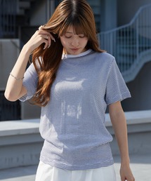 R.P.miller/ミラー パネルリブ 半袖 ベーシック Tシャツ 秋 秋服 2026年秋冬