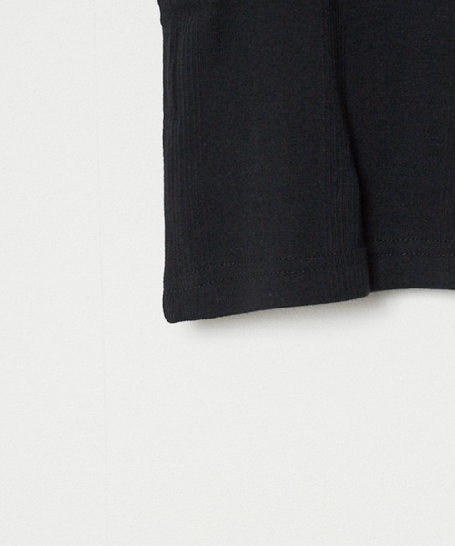 MILLER（ミラー）の「R.P.miller/ミラー パネルリブ 半袖 Tシャツ（Tシャツ/カットソー・メンズ・ホワイト/ブラウン系/ブラック系/ブラック/ホワイト系1/ネイビー系2/ネイビー系1/レッド・M/L）」の16枚目の写真