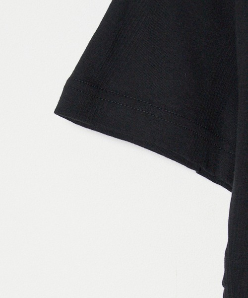 MILLER（ミラー）の「R.P.miller/ミラー パネルリブ 半袖 Tシャツ（Tシャツ/カットソー・メンズ・ホワイト/ブラウン系/ブラック系/ブラック/ホワイト系1/ネイビー系2/ネイビー系1/レッド・M/L）」の15枚目の写真