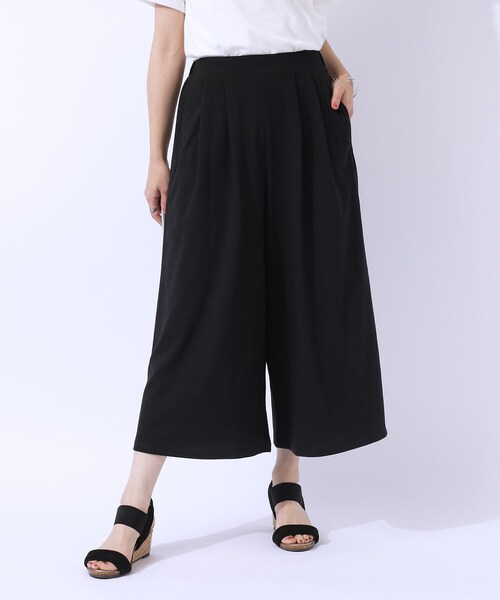 DRESKIP(ドレスキップ)の「◆【洗える/セットアップ可】休日のリラックスコーデに やわらかワイドパンツ(その他パンツ・レディース・ブラック/オレンジ/チャコールグレー・03/02/04)」の21枚目の写真