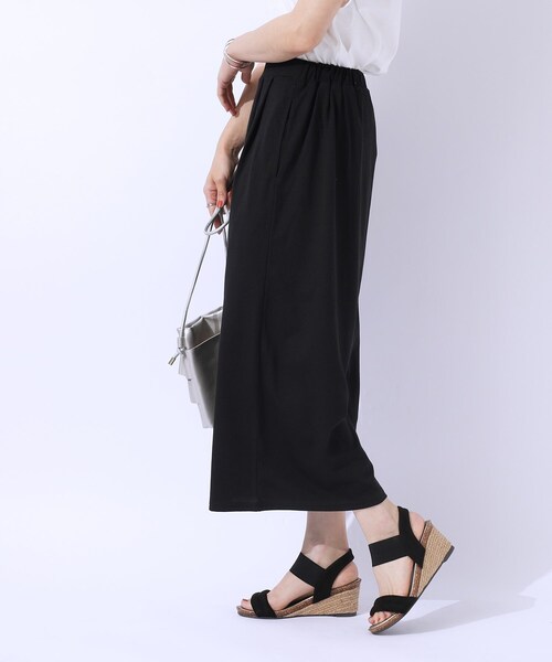 DRESKIP(ドレスキップ)の「◆【洗える/セットアップ可】休日のリラックスコーデに やわらかワイドパンツ(その他パンツ・レディース・ブラック/オレンジ/チャコールグレー・03/02/04)」の22枚目の写真