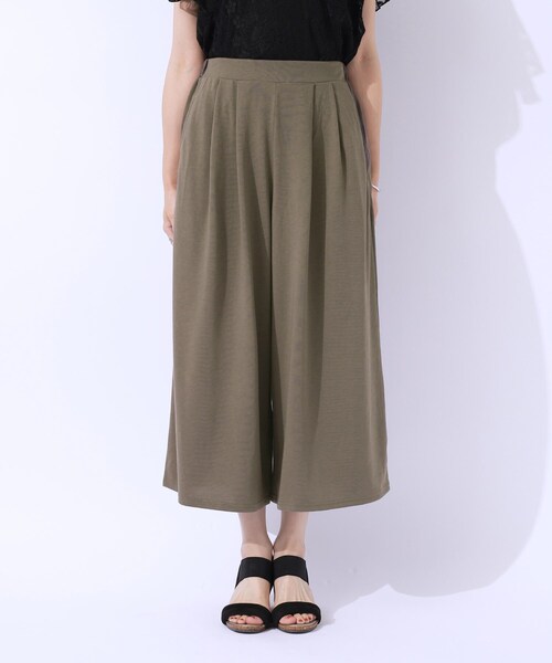 DRESKIP(ドレスキップ)の「◆【洗える/セットアップ可】休日のリラックスコーデに やわらかワイドパンツ(その他パンツ・レディース・ブラック/オレンジ/チャコールグレー・03/02/04)」の15枚目の写真