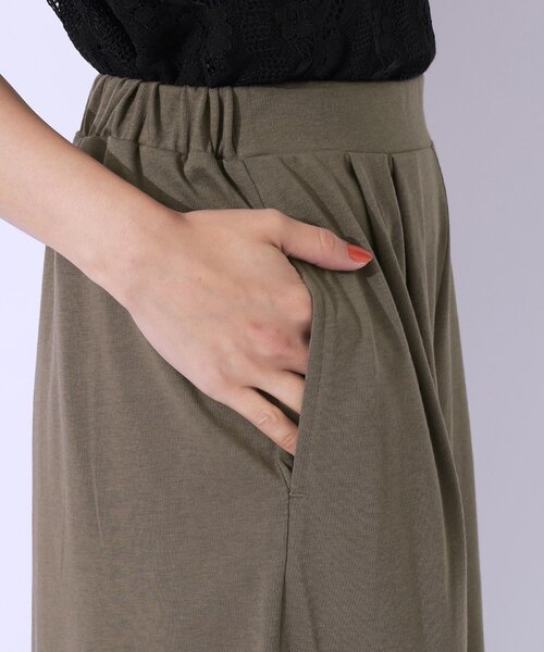 DRESKIP(ドレスキップ)の「◆【洗える/セットアップ可】休日のリラックスコーデに やわらかワイドパンツ(その他パンツ・レディース・ブラック/オレンジ/チャコールグレー・03/02/04)」の19枚目の写真