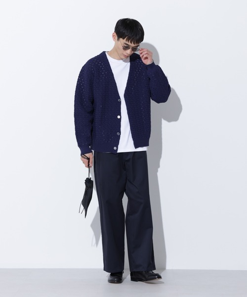 Apo(s)ture(アポスチャー)の「LUCAS-001/サテンストレッチワイドパンツ(その他パンツ・メンズ・ブラック/ベージュ/モカ/ネイビー・XL/XS/S/M/L)」の15枚目の写真