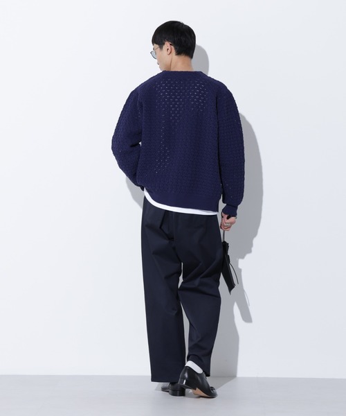 Apo(s)ture(アポスチャー)の「LUCAS-001/サテンストレッチワイドパンツ(その他パンツ・メンズ・ブラック/ベージュ/モカ/ネイビー・XL/XS/S/M/L)」の18枚目の写真