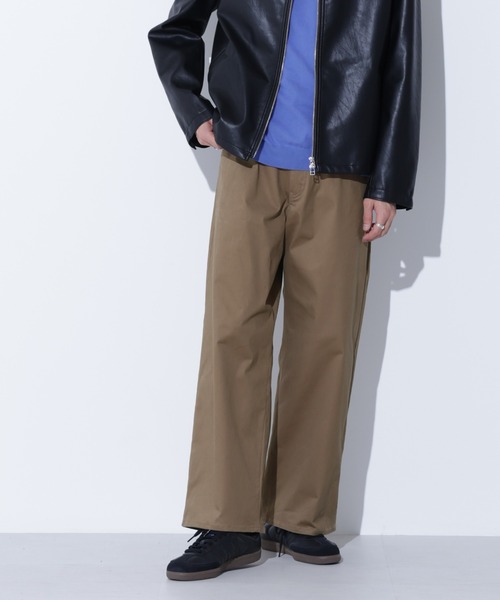 Apo(s)ture(アポスチャー)の「LUCAS-001/サテンストレッチワイドパンツ(その他パンツ・メンズ・ブラック/ベージュ/モカ/ネイビー・XL/XS/S/M/L)」の19枚目の写真