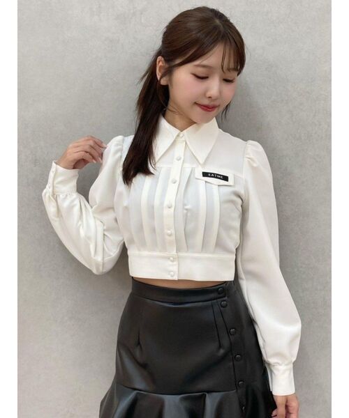 【セール】タックデザインシャツ（シャツ/ブラウス）｜EATME（イートミー）