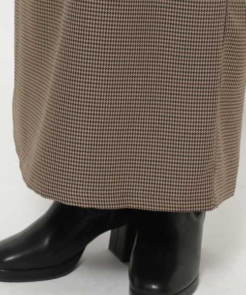 mysty woman(ミスティウーマン)の「アソートペプラムキャミワンピース 148898(ワンピース・レディース・ブラウン系その他/グレー/モカ・FREE)」の4枚目の写真