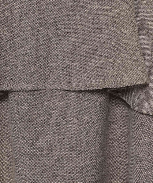 mysty woman(ミスティウーマン)の「アソートペプラムキャミワンピース 148898(ワンピース・レディース・ブラウン系その他/グレー/モカ・FREE)」の16枚目の写真