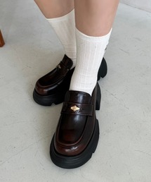 one after another NICE CLAUP | ボリュームソールコインローファー(ローファー)