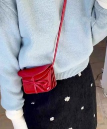 florist（フローリスト）の「韓国ファッションリボンモチーフミニ財布/ショルダーバッグ/カードケース（カードケース・キッズ）」