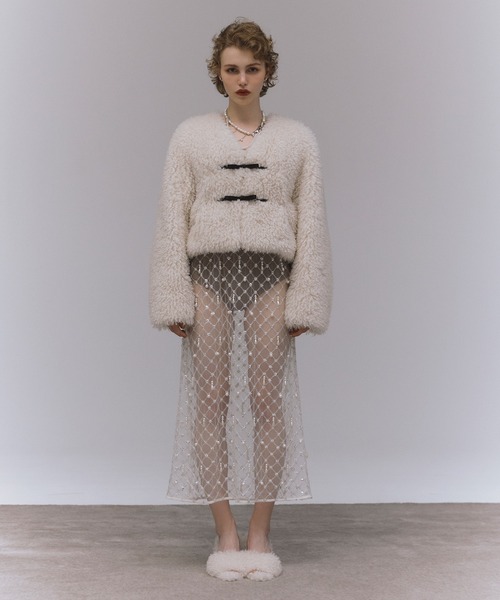 EIMY ISTOIRE（エイミーイストワール）の「French poodle fur リボン